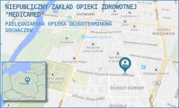 PIELĘGNIARSKA OPIEKA DŁUGOTERMINOWA - NIEPUBLICZNY ZAKŁAD OPIEKI ZDROWOTNEJ "MEDICAMED" - PREZYDENTA RYSZARDA KACZOROWSKIEGO 3A,  SOCHACZEW