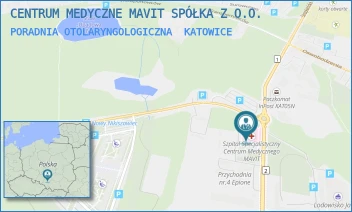 PORADNIA OTOLARYNGOLOGICZNA - CENTRUM MEDYCZNE MAVIT SPÓŁKA Z O.O. - UL. SZOPIENICKA 65,  KATOWICE