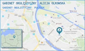 GABINET OKULISTYCZNY - GABINET OKULISTYCZNY  ALICJA OLKOWSKA - PIOTRA SKARGI 23/29,  PUŁTUSK