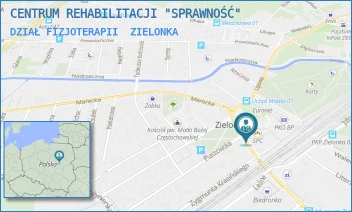 DZIAŁ FIZJOTERAPII - CENTRUM REHABILITACJI "SPRAWNOŚĆ" - KOLEJOWA 5B/8,  ZIELONKA
