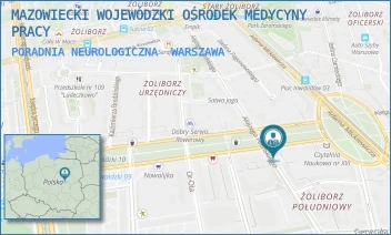 PORADNIA NEUROLOGICZNA - MAZOWIECKI WOJEWÓDZKI OŚRODEK MEDYCYNY PRACY - AL. WOJSKA POLSKIEGO 25,  WARSZAWA