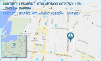 GABINET LEKARSKI OTOLARYNGOLOGICZNY - GABINET LEKARSKI OTOLARYNGOLOGICZNY LEK. IZABELA BADURA - ARMII KRAJOWEJ 18,  GOSTYNIN