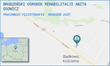 PRACOWNIA FIZJOTERAPII - BRUDZEŃSKI OŚRODEK REHABILITACJI ANITA OSOWICZ - JANA PAWŁA II 2,  BRUDZEŃ DUŻY