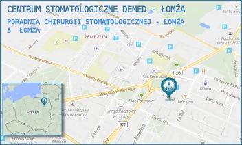PORADNIA CHIRURGII STOMATOLOGICZNEJ - ŁOMŻA 3 - CENTRUM STOMATOLOGICZNE DEMED - ŁOMŻA - DŁUGA 1/LOK. UŻ. 5,  ŁOMŻA