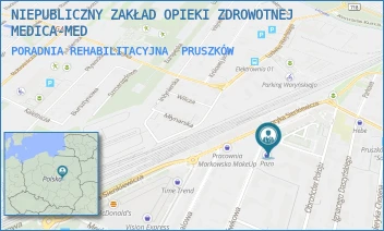 PORADNIA REHABILITACYJNA - NIEPUBLICZNY ZAKŁAD OPIEKI ZDROWOTNEJ MEDICA-MED - OŁÓWKOWA 1E,  PRUSZKÓW