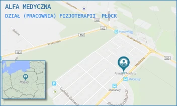 DZIAŁ (PRACOWNIA) FIZJOTERAPII - ALFA MEDYCZNA - MEDYCZNA 8,  PŁOCK