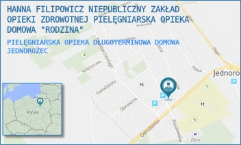 PIELĘGNIARSKA OPIEKA DŁUGOTERMINOWA DOMOWA - HANNA FILIPOWICZ NIEPUBLICZNY ZAKŁAD OPIEKI ZDROWOTNEJ PIELĘGNIARSKA OPIEKA DOMOWA "RODZINA" - ODRODZENIA 12,  JEDNOROŻEC