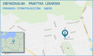 PORADNIA STOMATOLOGICZNA - INDYWIDUALNA  PRAKTYKA LEKARSKA - PŁOCKA 19,  GĄBIN