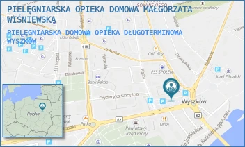 PIELĘGNIARSKA DOMOWA OPIEKA DŁUGOTERMINOWA - PIELĘGNIARSKA OPIEKA DOMOWA MAŁGORZATA WIŚNIEWSKA - DASZYŃSKIEGO 21A,  WYSZKÓW