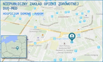 HOSPICJUM DOMOWE - NIEPUBLICZNY ZAKŁAD OPIEKI ZDROWOTNEJ DUO-MED - OLSZTYŃSKA 39/2,  RADOM