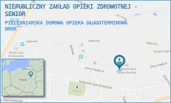 PIELĘGNIARSKA DOMOWA OPIEKA DŁUGOTERMINOWA - NIEPUBLICZNY ZAKŁAD OPIEKI ZDROWOTNEJ - SENIOR - JANA PAWŁA II 36,  BROK