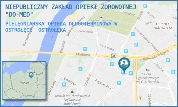 PIELĘGNIARSKA OPIEKA DŁUGOTERMINOWA W OSTROŁĘCE - NIEPUBLICZNY ZAKŁAD OPIEKI ZDROWOTNEJ "DO-MED" - KOŚCIUSZKI 49,  OSTROŁĘKA