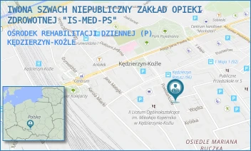 OŚRODEK REHABILITACJI DZIENNEJ (P) - IWONA SZWACH NIEPUBLICZNY ZAKŁAD OPIEKI ZDROWOTNEJ "IS-MED-PS" - PUSTA 1,  KĘDZIERZYN-KOŹLE