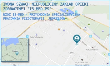 NZOZ IS-MED - PRZYCHODNIA SPECJALISTYCZNA - PRACOWNIA FIZJOTERAPII - NIEPUBLICZNY ZAKŁAD OPIEKI ZDROWOTNEJ IS-MED-PS - ARMII KRAJOWEJ 8,  JĘDRZEJÓW