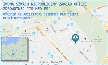 OŚRODEK REHABILITACJI DZIENNEJ DLA DZIECI - IWONA SZWACH NIEPUBLICZNY ZAKŁAD OPIEKI ZDROWOTNEJ "IS-MED-PS" - UL. HARCERSKA 14,  KĘDZIERZYN-KOŹLE