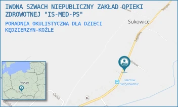 PORADNIA OKULISTYCZNA DLA DZIECI - IWONA SZWACH NIEPUBLICZNY ZAKŁAD OPIEKI ZDROWOTNEJ "IS-MED-PS" - UL. ZWYCIĘSTWA 4,  KĘDZIERZYN-KOŹLE
