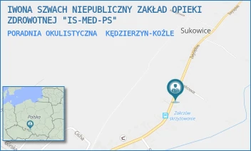 PORADNIA OKULISTYCZNA - IWONA SZWACH NIEPUBLICZNY ZAKŁAD OPIEKI ZDROWOTNEJ "IS-MED-PS" - UL. ZWYCIĘSTWA 4,  KĘDZIERZYN-KOŹLE