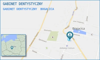 GABINET DENTYSTYCZNY - GABINET DENTYSTYCZNY LEK. DENT. PRZEMYSŁAW FIJAŁKOWSKI - UL. WOLNOŚCI 6,  BOGACICA