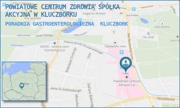 PORADNIA GASTROENTEROLOGICZNA - POWIATOWE CENTRUM ZDROWIA SPÓŁKA AKCYJNA W KLUCZBORKU - UL. M.C.SKŁODOWSKIEJ 23,  KLUCZBORK