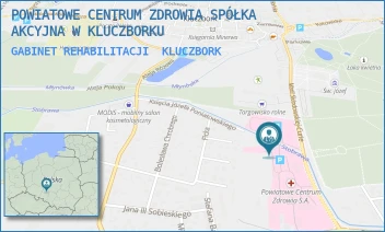 GABINET REHABILITACJI - POWIATOWE CENTRUM ZDROWIA SPÓŁKA AKCYJNA W KLUCZBORKU - UL. M.C.SKŁODOWSKIEJ 23,  KLUCZBORK