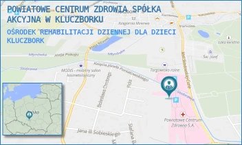 OŚRODEK REHABILITACJI DZIENNEJ DLA DZIECI - POWIATOWE CENTRUM ZDROWIA SPÓŁKA AKCYJNA W KLUCZBORKU - UL. M.C.SKŁODOWSKIEJ 23,  KLUCZBORK
