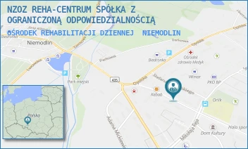 OŚRODEK REHABILITACJI DZIENNEJ - NZOZ REHA-CENTRUM SPÓŁKA Z OGRANICZONĄ ODPOWIEDZIALNOŚCIĄ - UL. REYMONTA 7,  NIEMODLIN