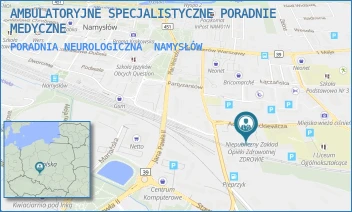 PORADNIA NEUROLOGICZNA - AMBULATORYJNE SPECJALISTYCZNE PORADNIE MEDYCZNE - UL. ADAMA MICKIEWICZA 8,  NAMYSŁÓW