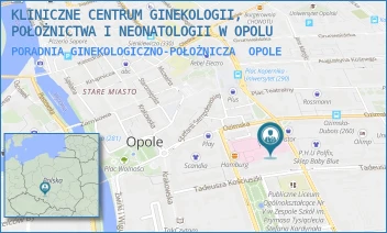 PORADNIA GINEKOLOGICZNO-POŁOŻNICZA - KLINICZNE CENTRUM GINEKOLOGII, POŁOŻNICTWA I NEONATOLOGII W OPOLU - UL. WŁADYSŁAWA REYMONTA 8,  OPOLE