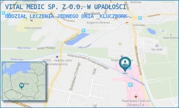 ODDZIAŁ LECZENIA JEDNEGO DNIA - VITAL MEDIC SP. Z O.O. W UPADŁOŚCI - UL. MARII SKŁODOWSKIEJ - CURIE 21,  KLUCZBORK