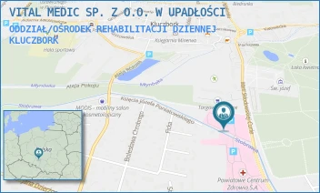 ODDZIAŁ/OŚRODEK REHABILITACJI DZIENNEJ - VITAL MEDIC SP. Z O.O. W UPADŁOŚCI - UL. MARII SKŁODOWSKIEJ - CURIE 21,  KLUCZBORK