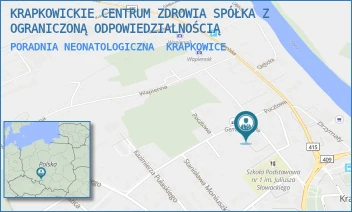 PORADNIA NEONATOLOGICZNA - KRAPKOWICKIE CENTRUM ZDROWIA SPÓŁKA Z OGRANICZONĄ ODPOWIEDZIALNOŚCIĄ - UL. SZKOLNA 7,  KRAPKOWICE