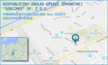 PORADNIA PSYCHOLOGICZNA DLA DZIECI - NZOZ "SENSIMED" SPÓŁKA Z OGRANICZONĄ ODPOWIEDZIALNOŚCIĄ - UL. JUDYMA 4,  KĘDZIERZYN-KOŹLE