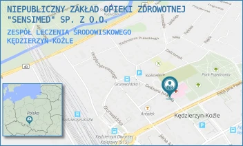 ZESPÓŁ LECZENIA ŚRODOWISKOWEGO - NZOZ "SENSIMED" SPÓŁKA Z OGRANICZONĄ ODPOWIEDZIALNOŚCIĄ - UL. JUDYMA 4,  KĘDZIERZYN-KOŹLE