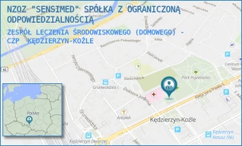 ZESPÓŁ LECZENIA ŚRODOWISKOWEGO (DOMOWEGO) - CZP - NZOZ "SENSIMED" SPÓŁKA Z OGRANICZONĄ ODPOWIEDZIALNOŚCIĄ - UL. DOKTORA JUDYMA 4,  KĘDZIERZYN-KOŹLE