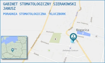 PORADNIA STOMATOLOGICZNA - GABINET STOMATOLOGICZNY SIERAKOWSKI JANUSZ - UL. WOLNOŚCI 6,  KLUCZBORK