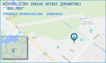 PORADNIA NEUROLOGICZNA - NIEPUBLICZNY ZAKŁAD OPIEKI ZDROWOTNEJ ''REH.MED" - UL. LUBLINIECKA 7,  ZAWADZKIE