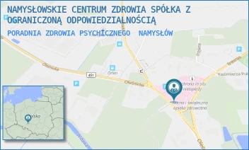 PORADNIA ZDROWIA PSYCHICZNEGO - NAMYSŁOWSKIE CENTRUM ZDROWIA SPÓŁKA Z OGRANICZONĄ ODPOWIEDZIALNOŚCIĄ - UL. OLEŚNICKA 4,  NAMYSŁÓW