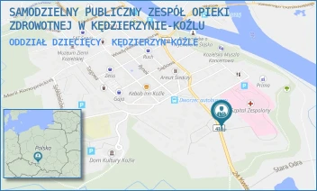 ODDZIAŁ DZIECIĘCY - SAMODZIELNY PUBLICZNY ZESPÓŁ OPIEKI ZDROWOTNEJ W KĘDZIERZYNIE-KOŹLU - UL 24 KWIETNIA 13,  KĘDZIERZYN-KOŹLE