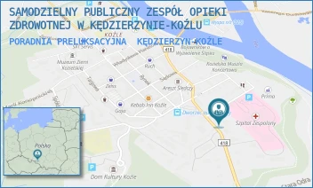 PORADNIA PRELUKSACYJNA - SAMODZIELNY PUBLICZNY ZESPÓŁ OPIEKI ZDROWOTNEJ W KĘDZIERZYNIE-KOŹLU - UL. 24 KWIETNIA 7,  KĘDZIERZYN-KOŹLE