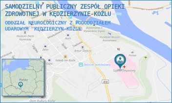 ODDZIAŁ NEUROLOGICZNY Z PODODDZIAŁEM UDAROWYM - SAMODZIELNY PUBLICZNY ZESPÓŁ OPIEKI ZDROWOTNEJ W KĘDZIERZYNIE-KOŹLU - UL. ROOSEVELTA 2,  KĘDZIERZYN-KOŹLE