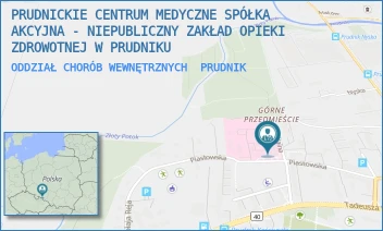ODDZIAŁ CHORÓB WEWNĘTRZNYCH - PRUDNICKIE CENTRUM MEDYCZNE SPÓŁKA AKCYJNA - NIEPUBLICZNY ZAKŁAD OPIEKI ZDROWOTNEJ W PRUDNIKU - UL. PIASTOWSKA 64,  PRUDNIK