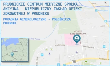 PORADNIA GINEKOLOGICZNO - POŁOŻNICZA - PRUDNICKIE CENTRUM MEDYCZNE SPÓŁKA AKCYJNA - NIEPUBLICZNY ZAKŁAD OPIEKI ZDROWOTNEJ W PRUDNIKU - UL. PIASTOWSKA 64,  PRUDNIK