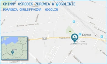 PORADNIA OKULISTYCZNA - GMINNY OŚRODEK ZDROWIA W GOGOLINIE - UL. SZKOLNA 2,  GOGOLIN