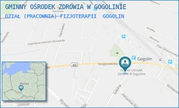 DZIAŁ (PRACOWNIA) FIZJOTERAPII - GMINNY OŚRODEK ZDROWIA W GOGOLINIE - UL. SZKOLNA 2,  GOGOLIN
