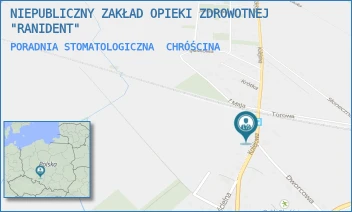 PORADNIA STOMATOLOGICZNA - NIEPUBLICZNY ZAKŁAD OPIEKI ZDROWOTNEJ "RANIDENT" - UL. KOLEJOWA 23,  CHRÓŚCINA