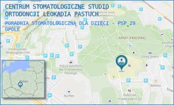 PORADNIA STOMATOLOGICZNA DLA DZIECI - PSP 29 - CENTRUM STOMATOLOGICZNE STUDIO ORTODONCJI LEOKADIA PASTUCH - UL. SZARYCH SZEREGÓW 1,  OPOLE