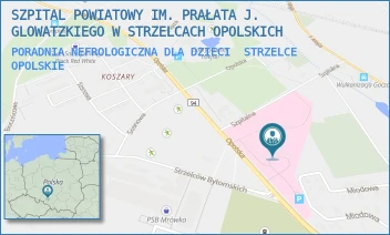 PORADNIA NEFROLOGICZNA DLA DZIECI - SZPITAL POWIATOWY IM. PRAŁATA J. GLOWATZKIEGO W STRZELCACH OPOLSKICH - UL. OPOLSKA 36,  STRZELCE OPOLSKIE