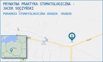 PORADNIA STOMATOLOGICZNA GRABIN - PRYWATNA PRAKTYKA STOMATOLOGICZNA - JACEK SOCZYŃSKI - UL. UL.NYSKA 3,  GRABIN