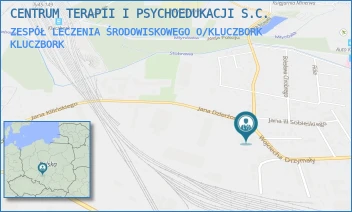 ZESPÓŁ LECZENIA ŚRODOWISKOWEGO O/KLUCZBORK - CENTRUM TERAPII I PSYCHOEDUKACJI SPÓŁKA Z OGRANICZONĄ ODPOWIEDZIALNOŚCIĄ - UL. KOŚCIUSZKI 33,  KLUCZBORK