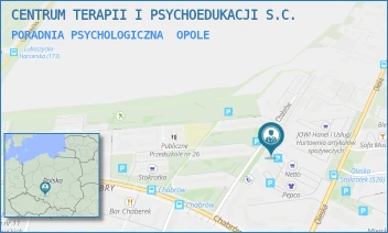 PORADNIA PSYCHOLOGICZNA - CENTRUM TERAPII I PSYCHOEDUKACJI SPÓŁKA Z OGRANICZONĄ ODPOWIEDZIALNOŚCIĄ - UL. OLESKA 97H/1A,  OPOLE